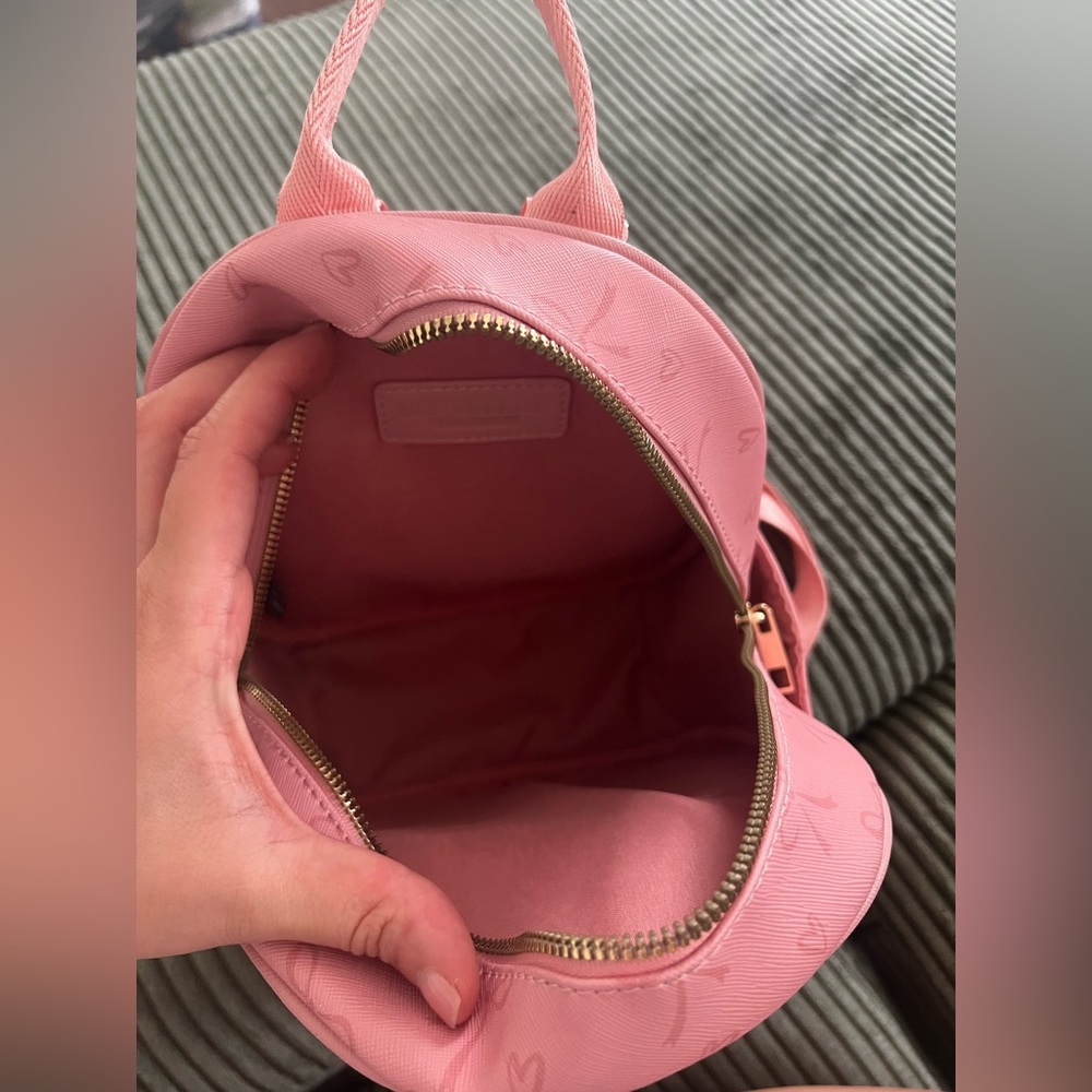 Pink Bow Patterned Women's Backpack - image 2